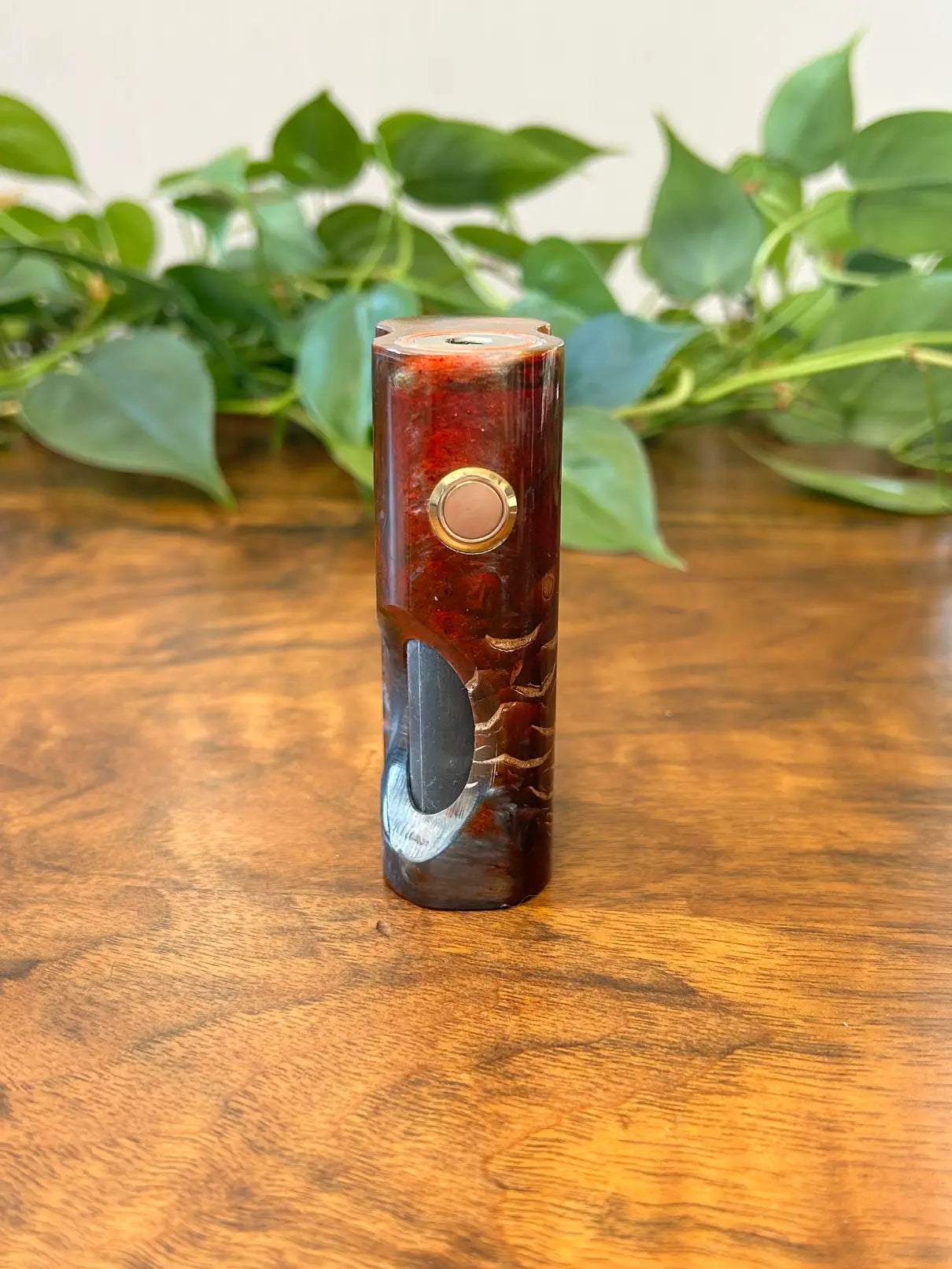 Single 18650 Squonker stabwood hybrid switched Mech Clickfet mod - Vapesmarter.org