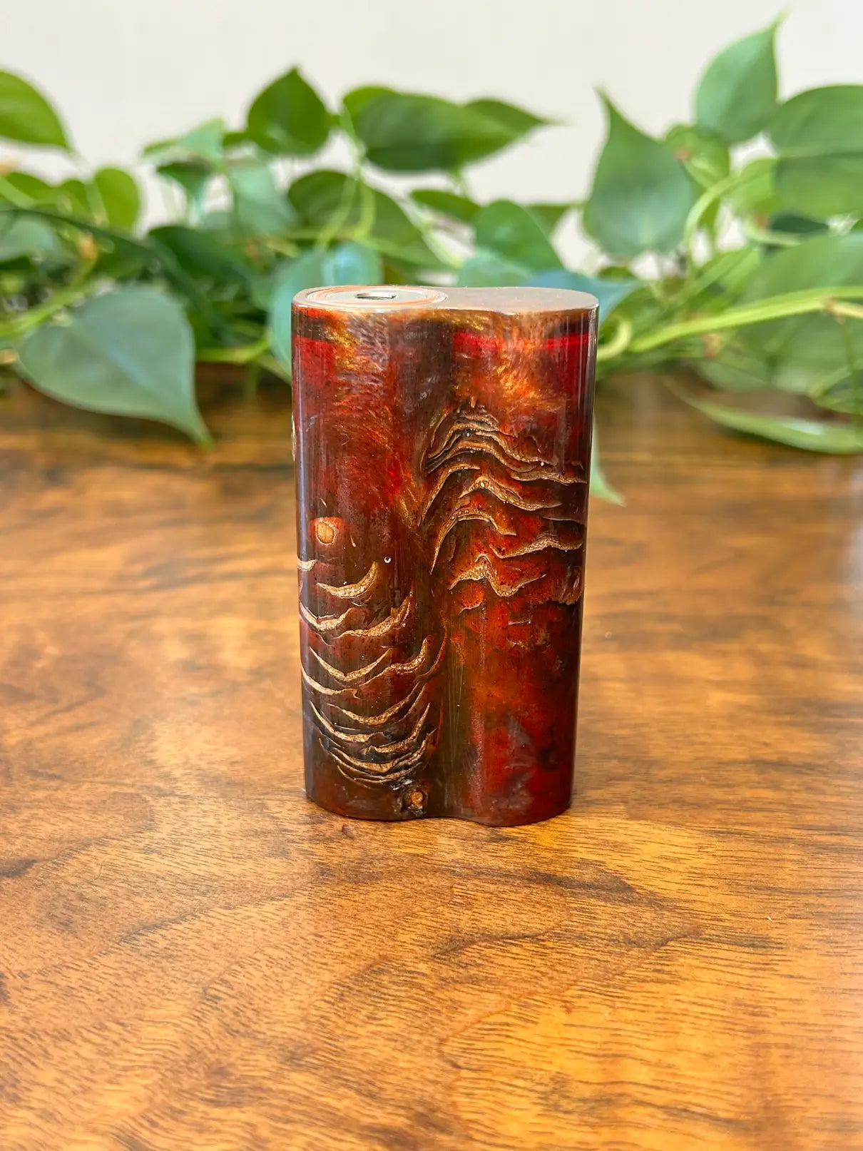 Single 18650 Squonker stabwood hybrid switched Mech Clickfet mod - Vapesmarter.org