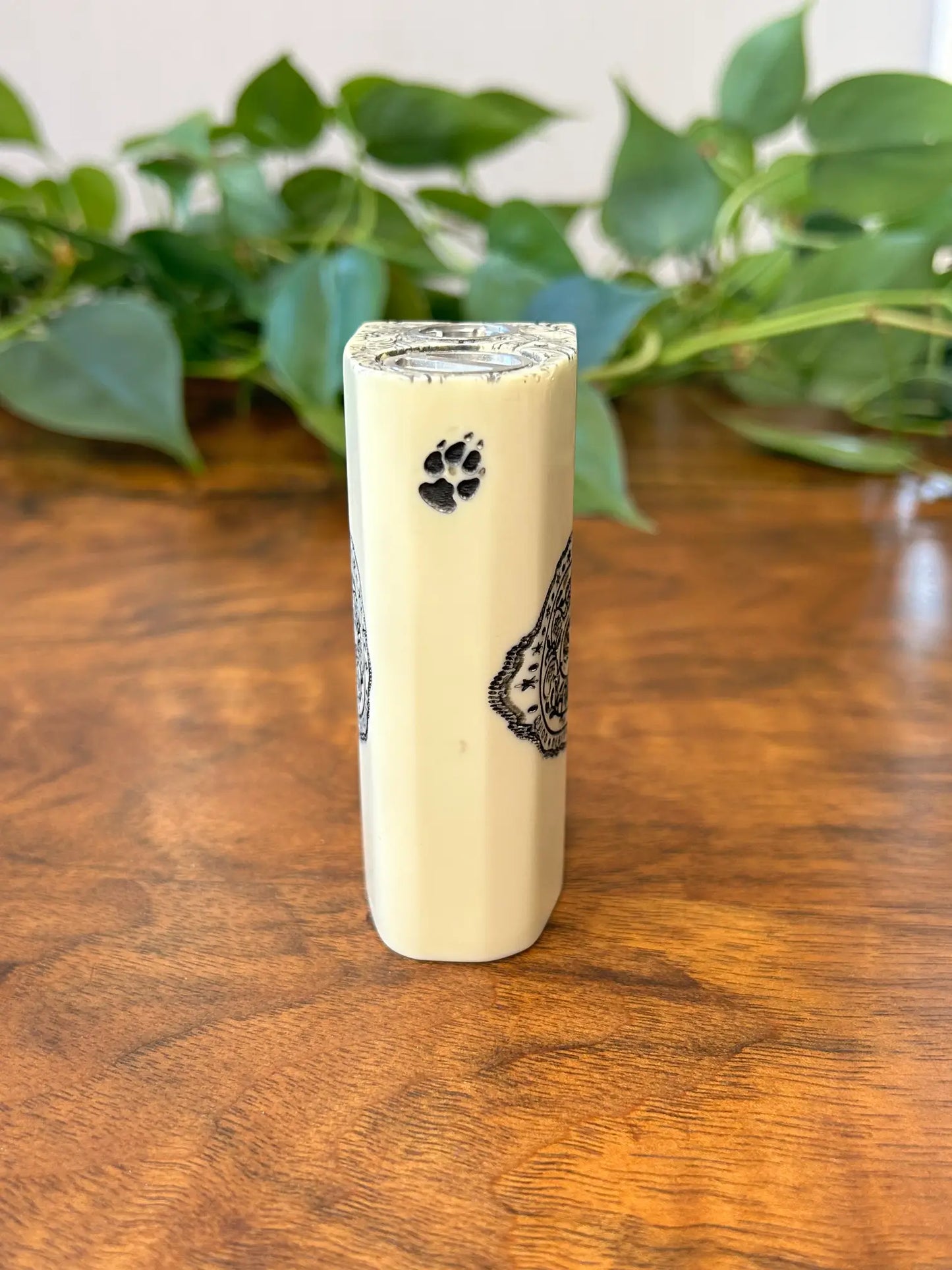 Switched Mechanical clickfet 18650 battery stabwood hybrid boro mod - Vapesmarter.org