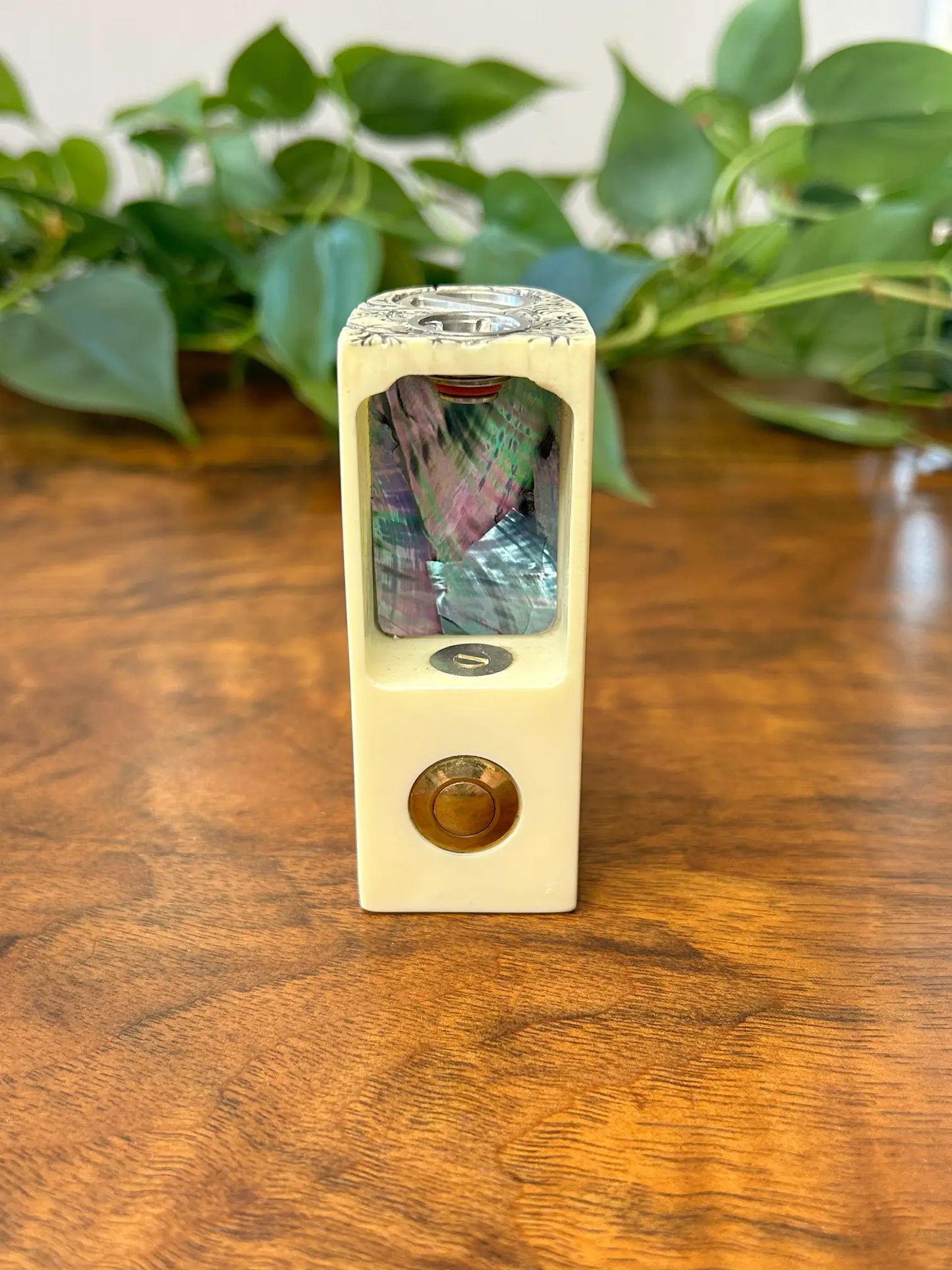 Switched Mechanical clickfet 18650 battery stabwood hybrid boro mod - Vapesmarter.org