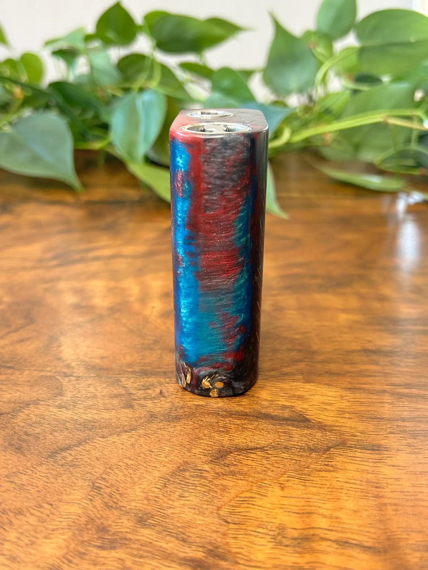 Switched Mechanical clickfet 18650 battery stabwood hybrid boro mod - Vapesmarter.org