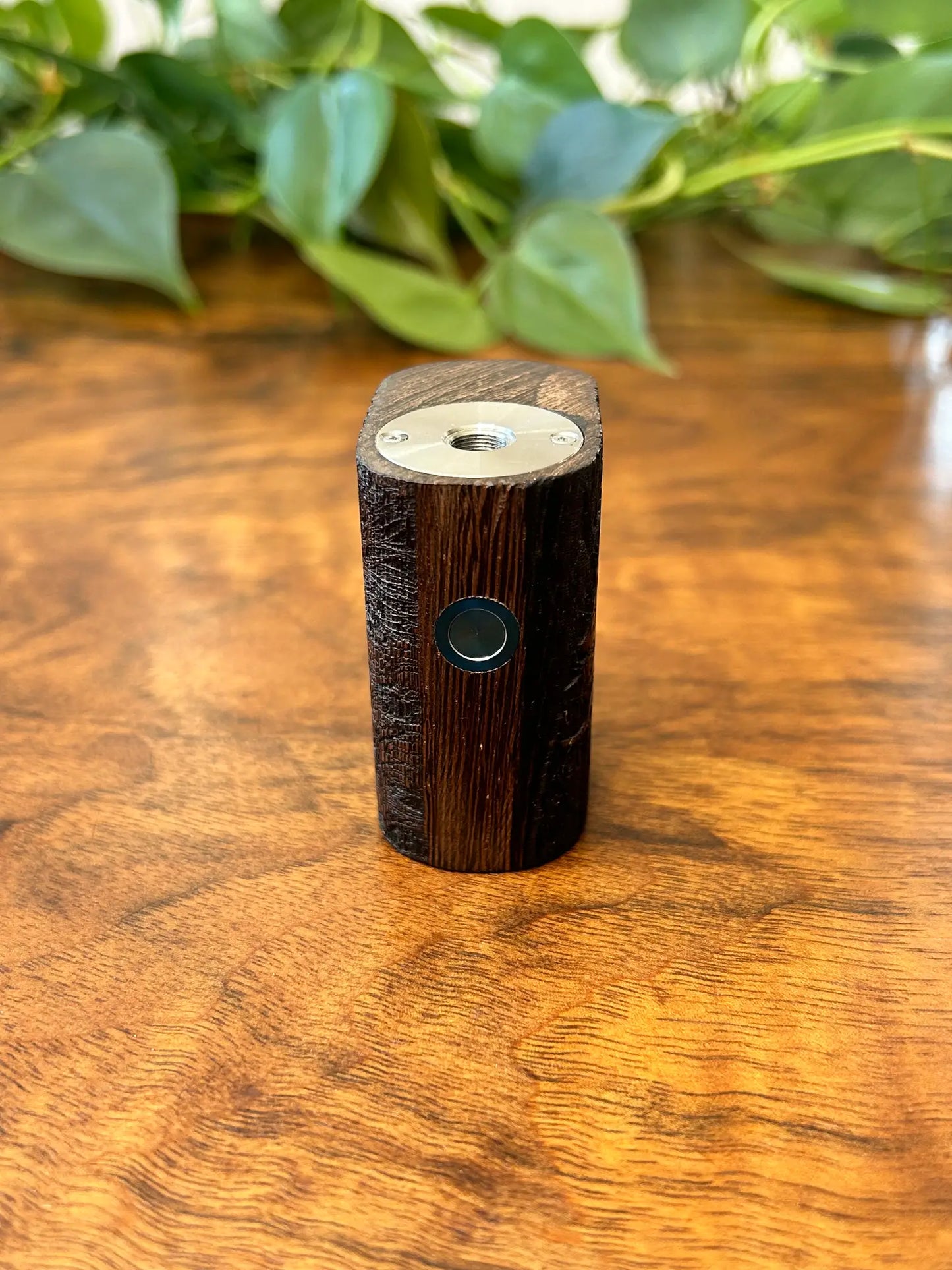 single 18350 clickfet switch mech engraved pure wood mod 22mm Tank fitment - Vapesmarter.org