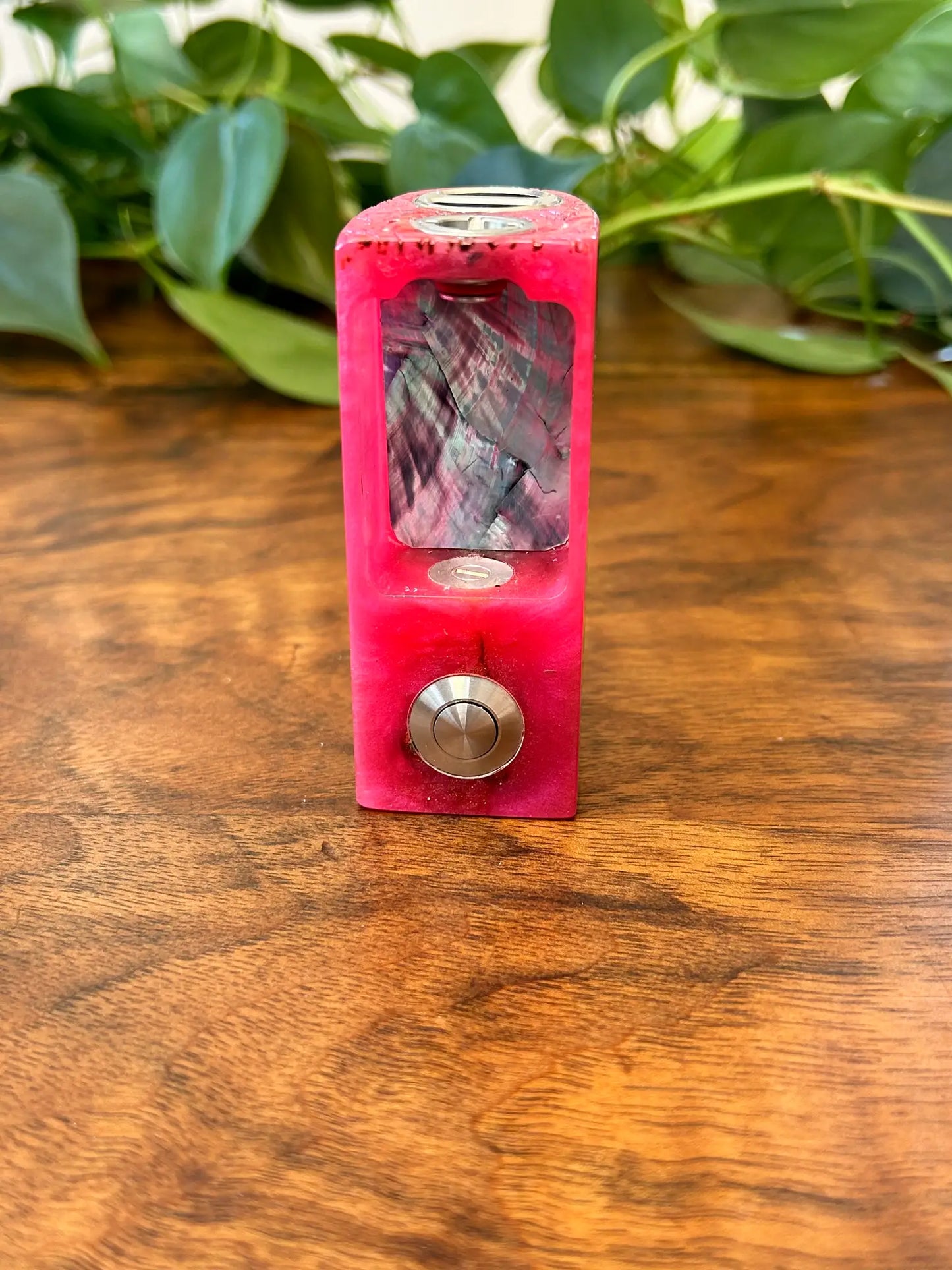 Switched Mechanical clickfet 18650 battery stabwood hybrid boro mod - Vapesmarter.org