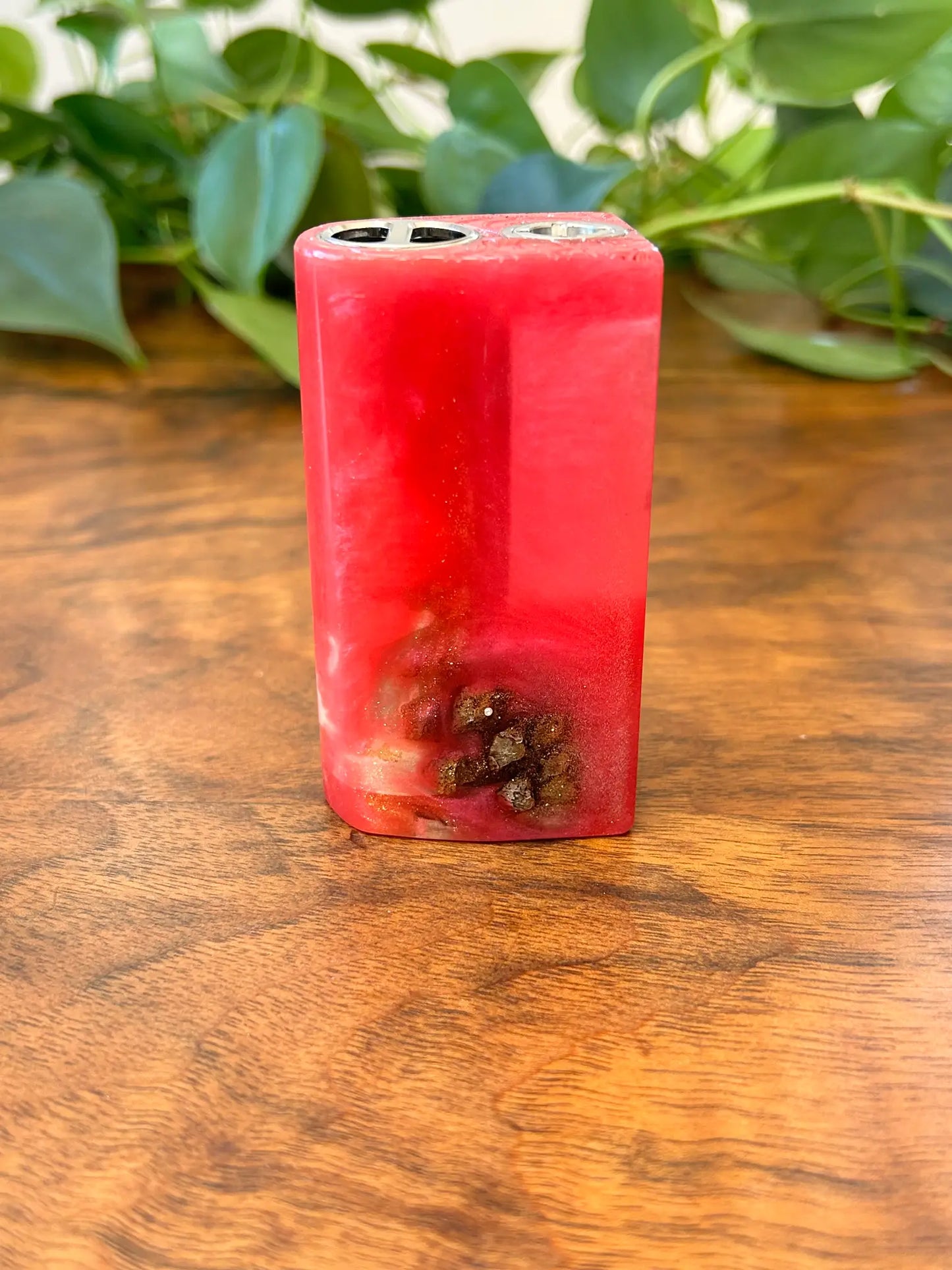 Switched Mechanical clickfet 18650 battery stabwood hybrid boro mod - Vapesmarter.org
