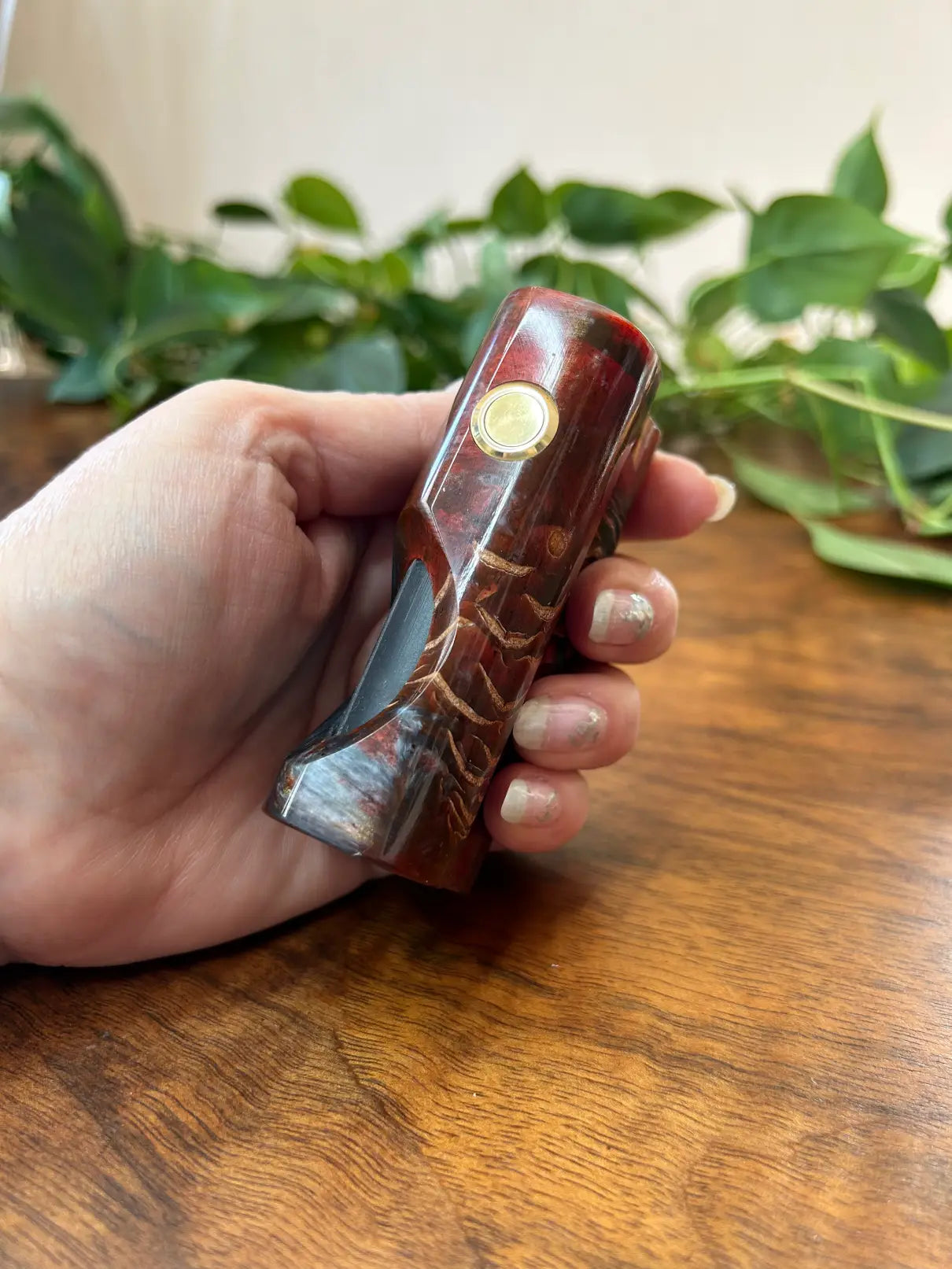 Single 18650 Squonker stabwood hybrid switched Mech Clickfet mod - Vapesmarter.org