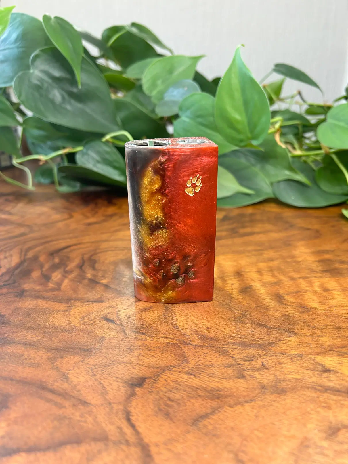 Switched Mechanical clickfet 18650 battery stabwood hybrid boro mod - Vapesmarter.org