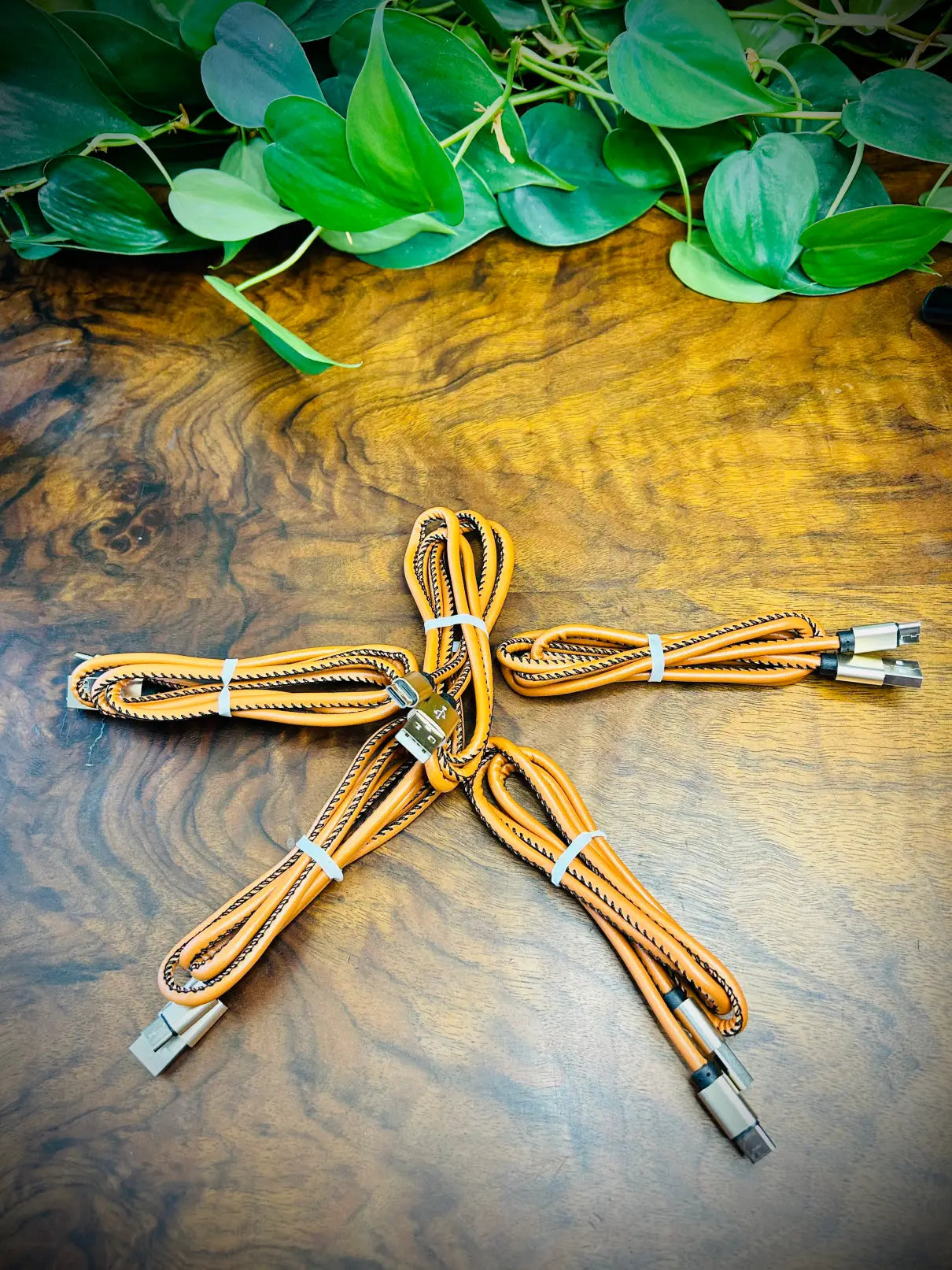 Usb Type Micro Vegan Leather data and charge cable - Vapesmarter.org