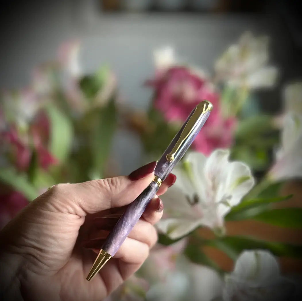 Stabwood or Pure Wood, Hand made gold silver rose gold Twist Pen - Vapesmarter.org