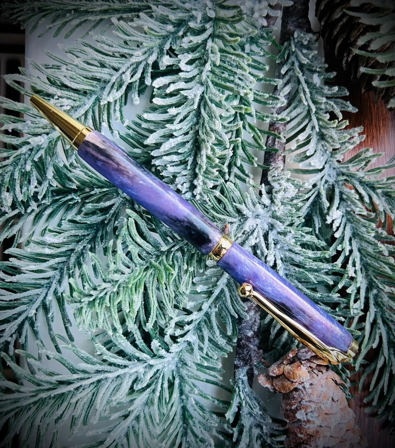 Stabwood or Pure Wood, Hand made gold silver rose gold Twist Pen - Vapesmarter.org