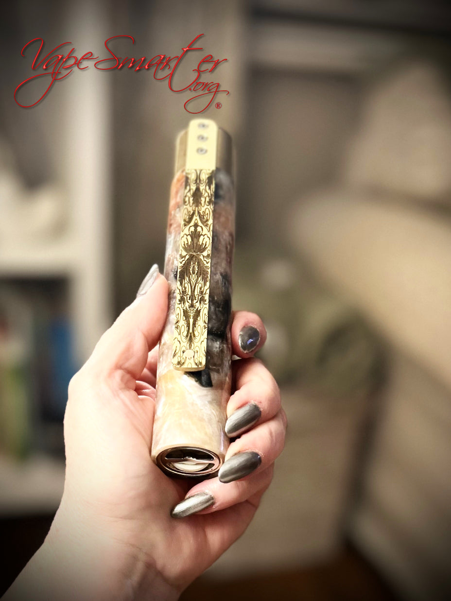 Side Fire Twin Stacked 21700 Battery mechanical mod 30mm tank fitment - Vapesmarter.org