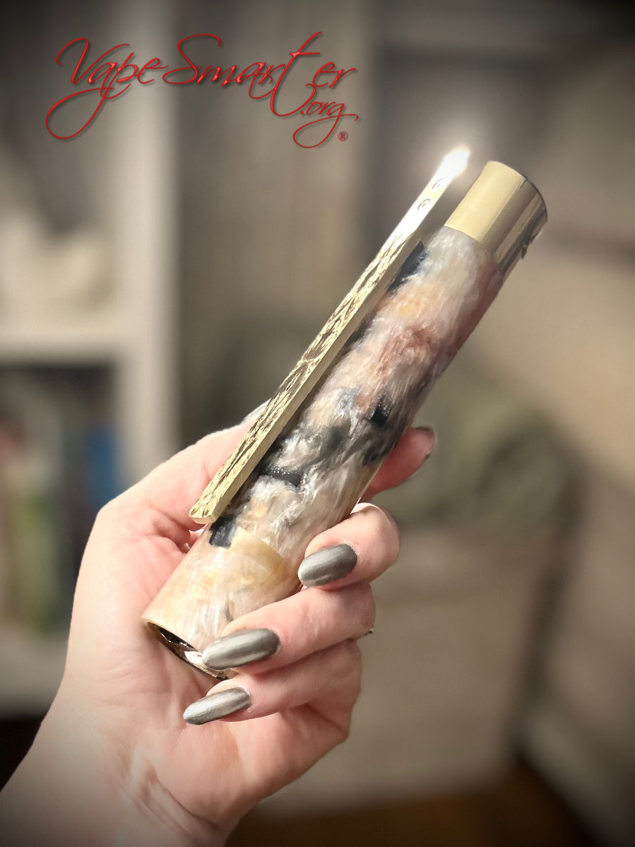 Side Fire Twin Stacked 21700 Battery mechanical mod 30mm tank fitment - Vapesmarter.org