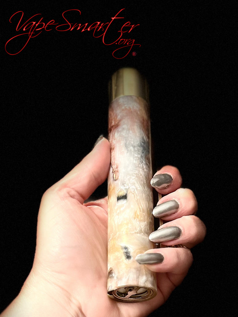 Side Fire Twin Stacked 21700 Battery mechanical mod 30mm tank fitment - Vapesmarter.org