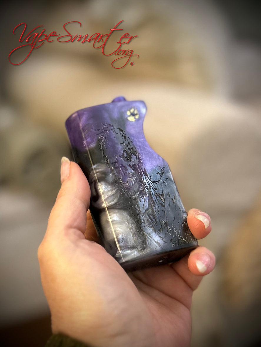 Dna60c single 18650 battery Regulated Boro with usb c engraved zombie edition - Vapesmarter.org