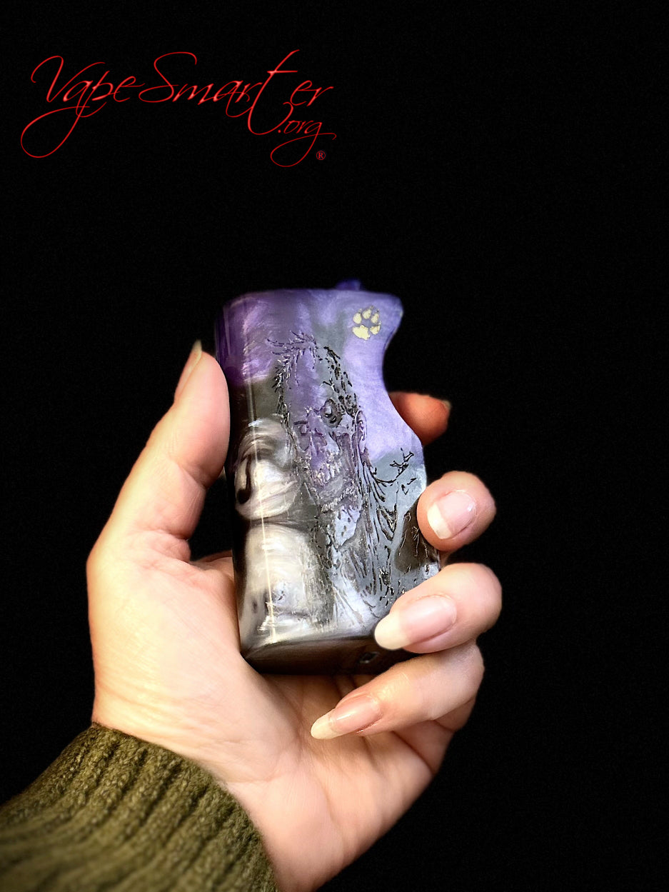 Dna60c single 18650 battery Regulated Boro with usb c engraved zombie edition - Vapesmarter.org