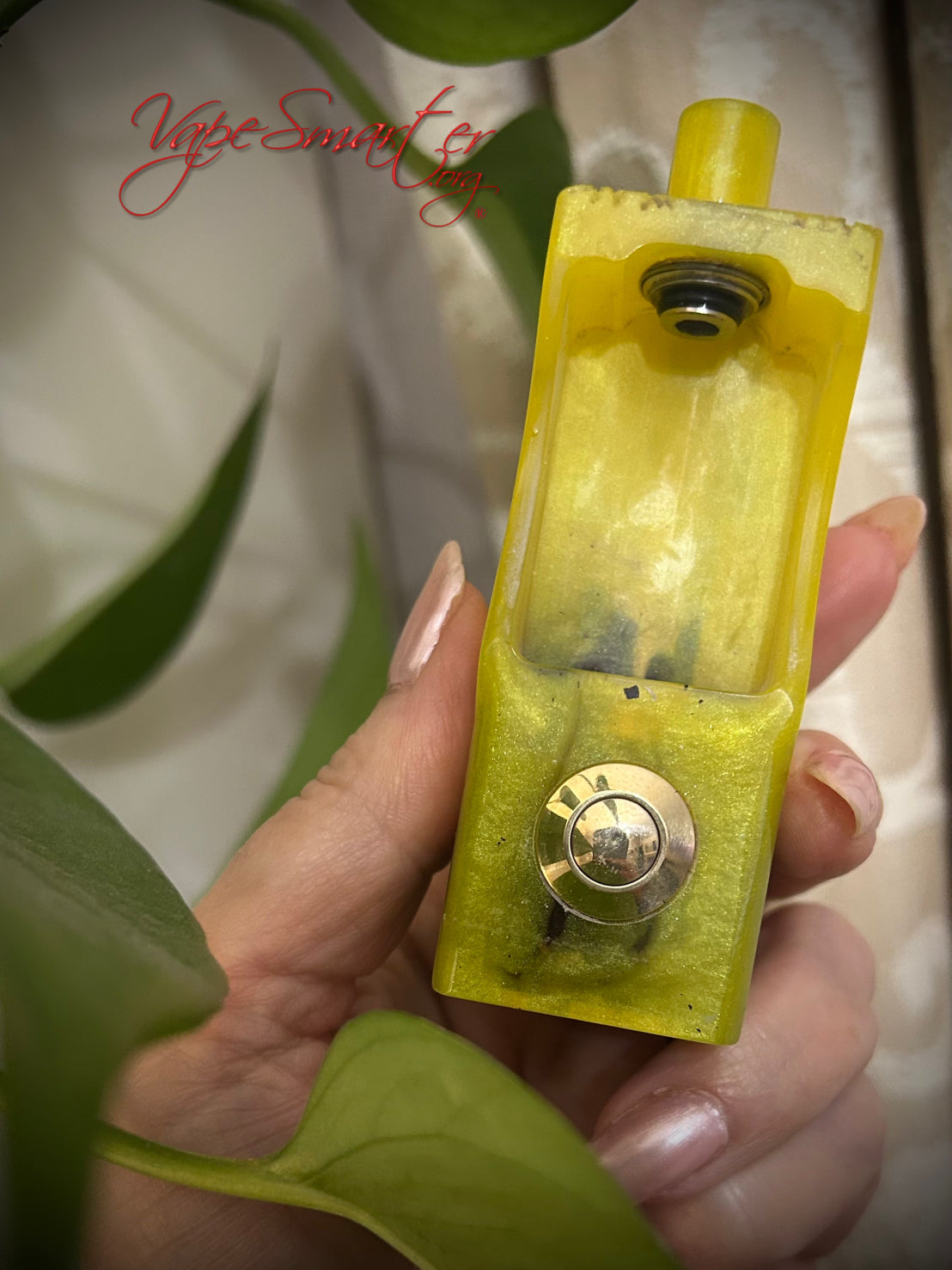 Switched Mechanical clickfet 18650 battery stabwood hybrid boro mod - Vapesmarter.org