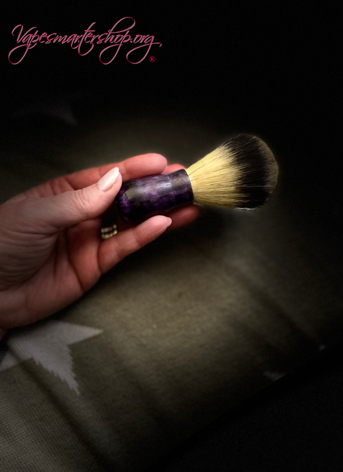 Resin hybrid shaving brush