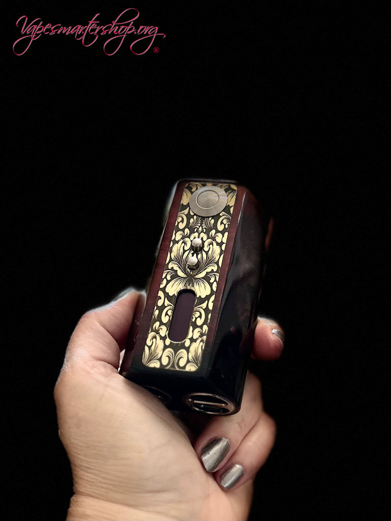 Twin 18650 PWN series digital display mod engraved design