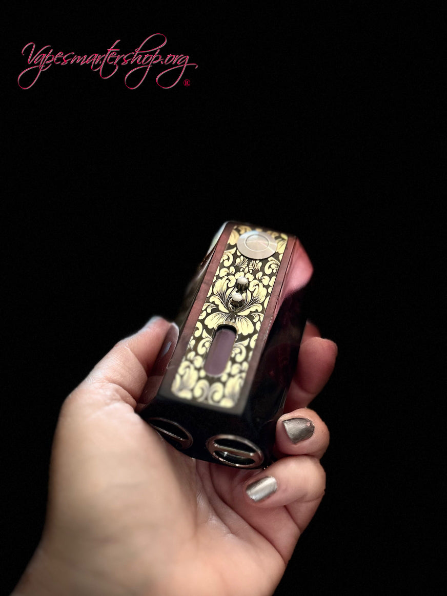 Twin 18650 PWN series digital display mod engraved design