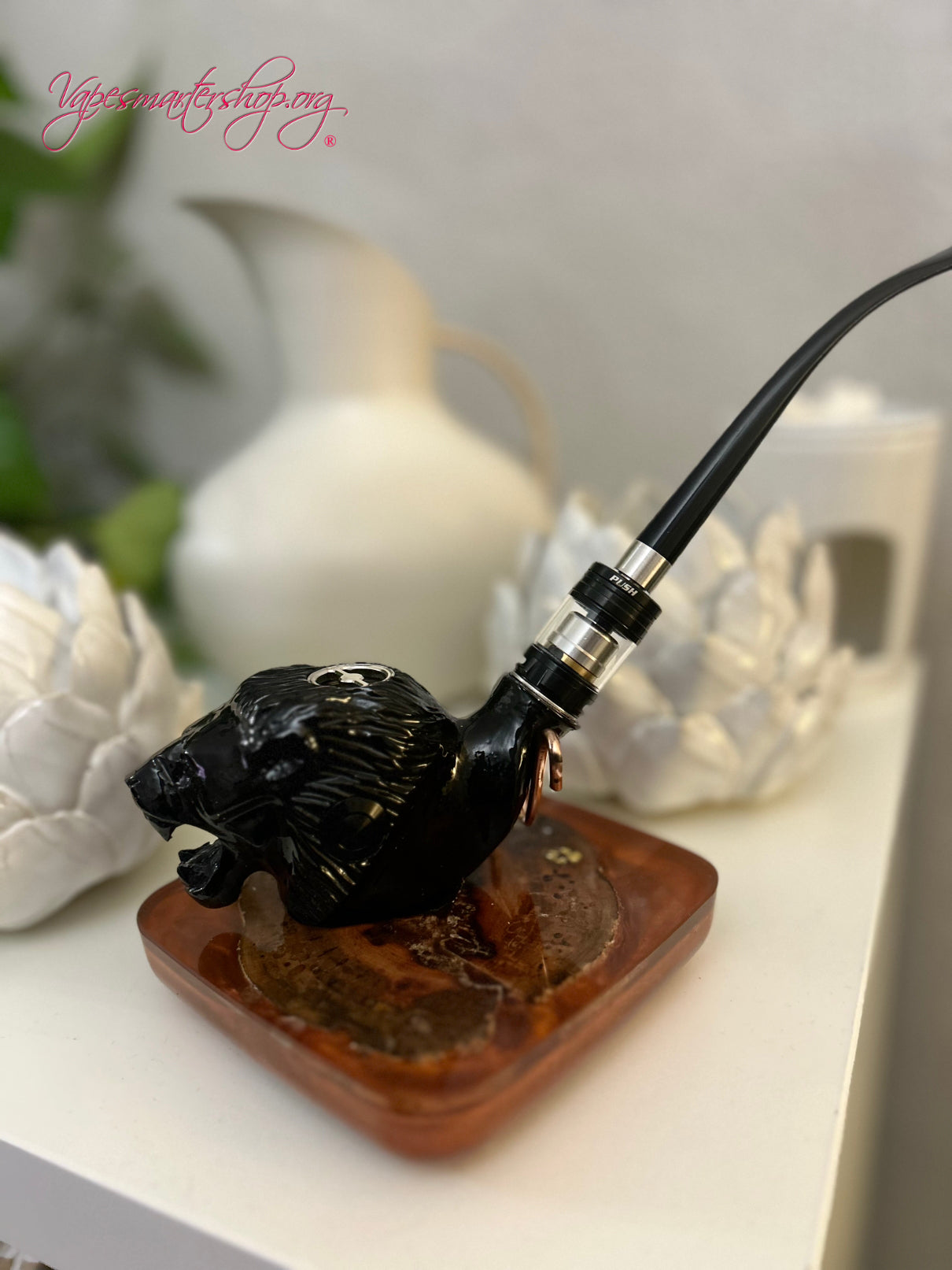 "Lion's Mane" 18350 Battery long stem switched mechanical clickfet e-pipe 22mm Tank Fitment