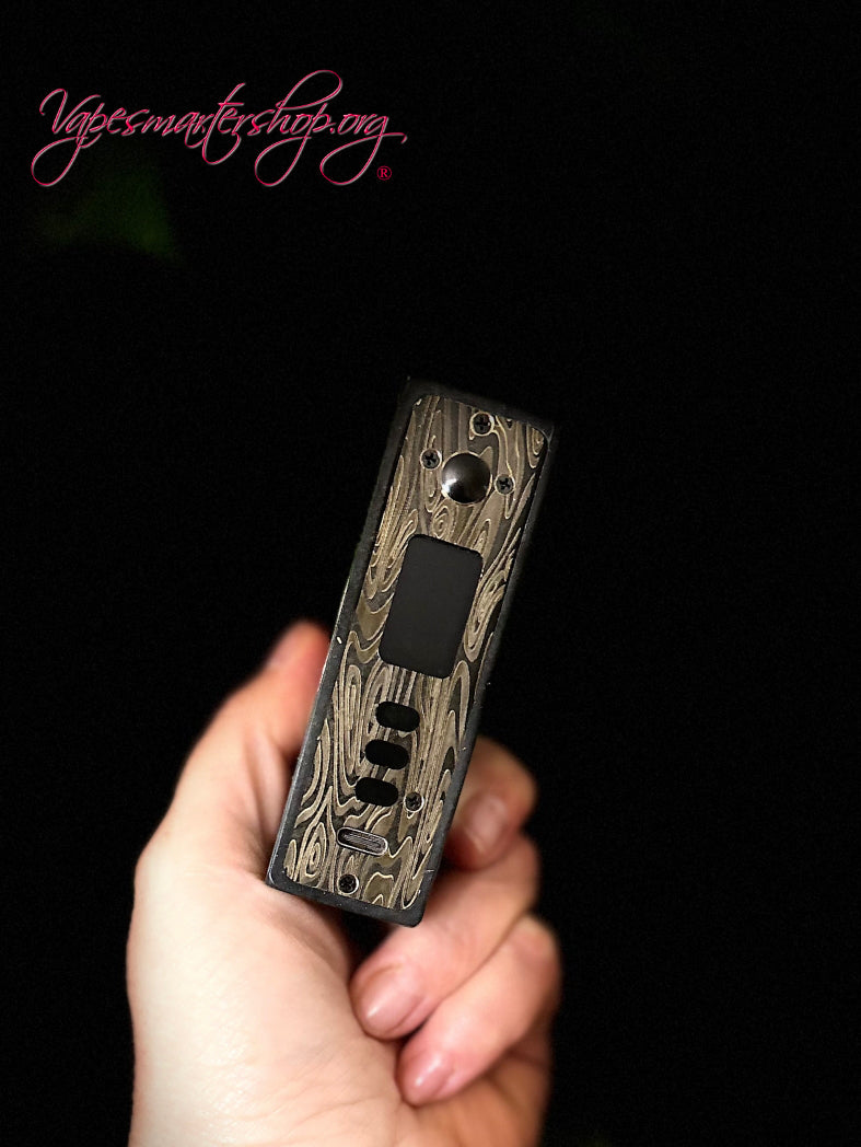Evolv Dna100c single 21700 battery hybrid Engraved 22ct gold and silver inlay
