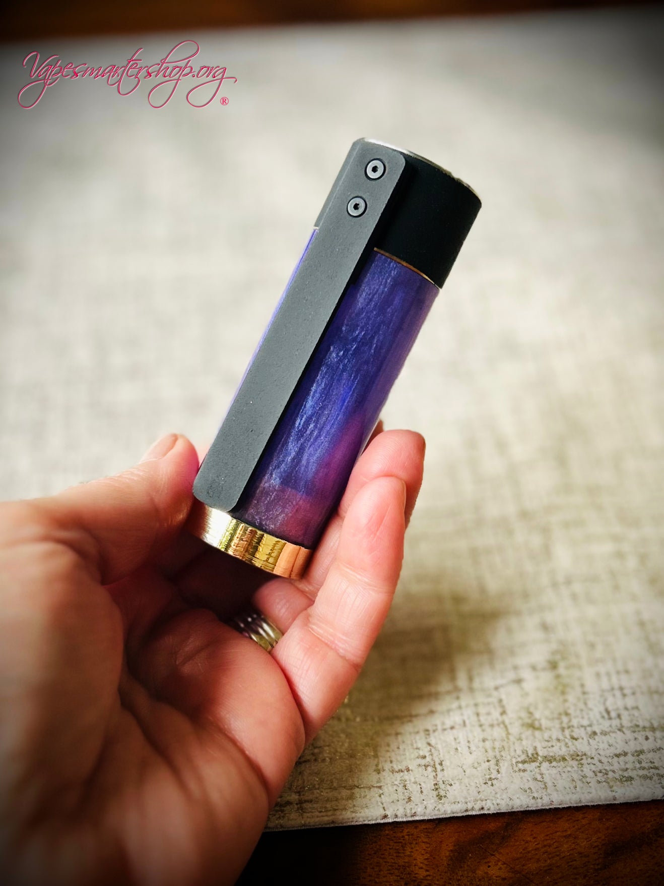 Side Fire single 21700 Battery mechanical mod 30mm tank fitment