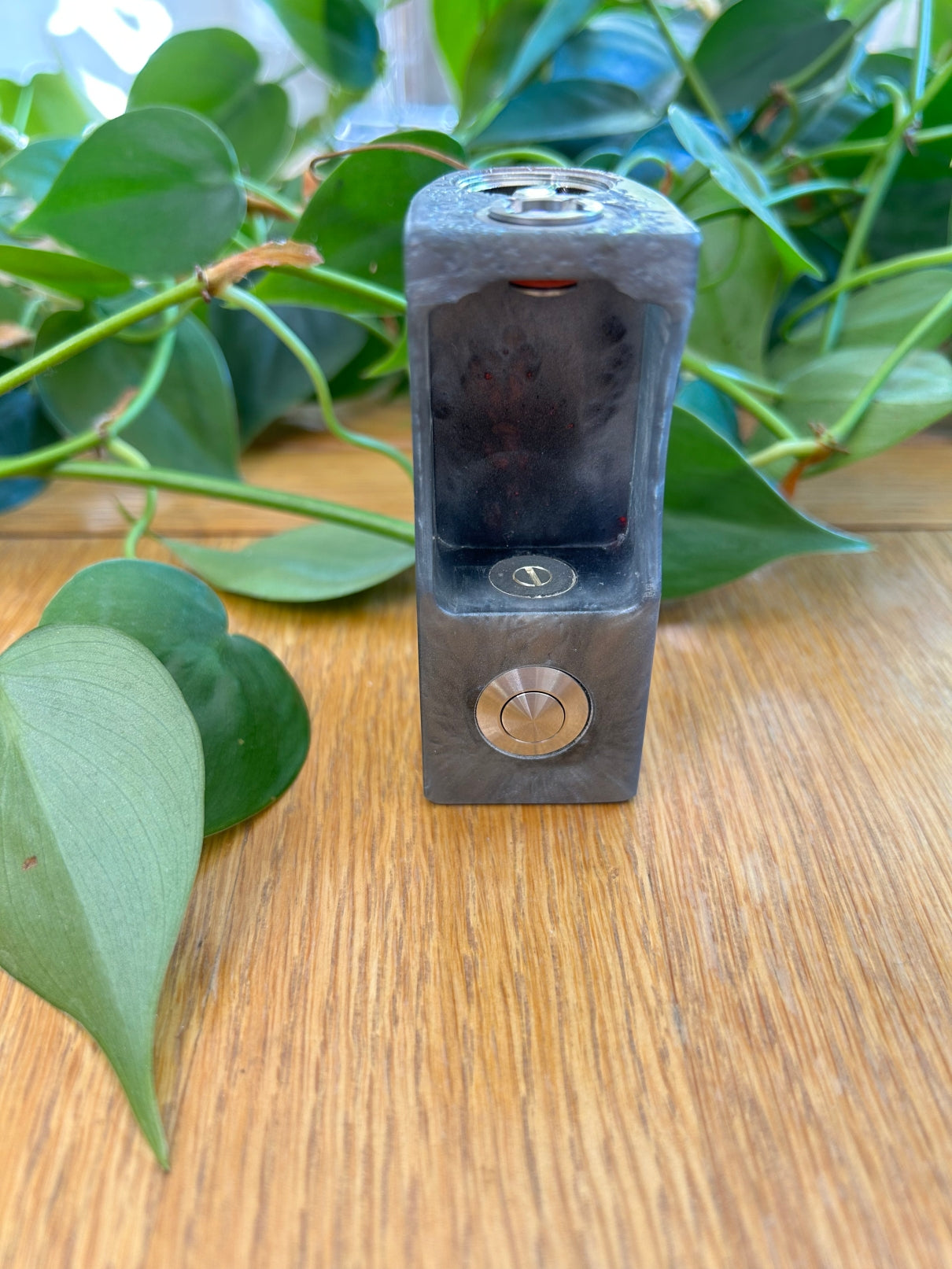 Switched Mechanical clickfet 18650 battery stabwood hybrid boro mod