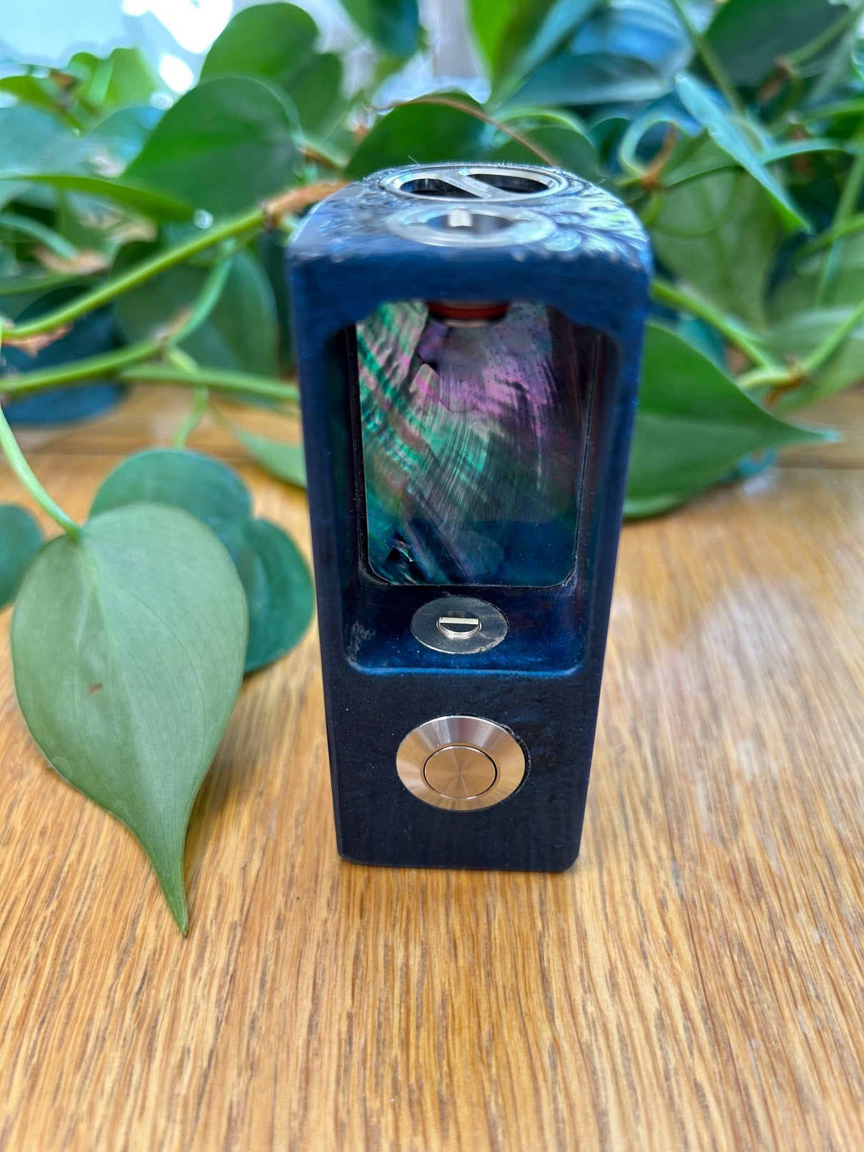 Switched Mechanical clickfet 18650 battery stabwood hybrid boro mod