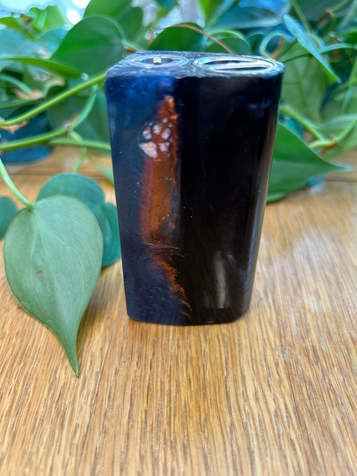 Switched Mechanical clickfet 18650 battery stabwood hybrid boro mod