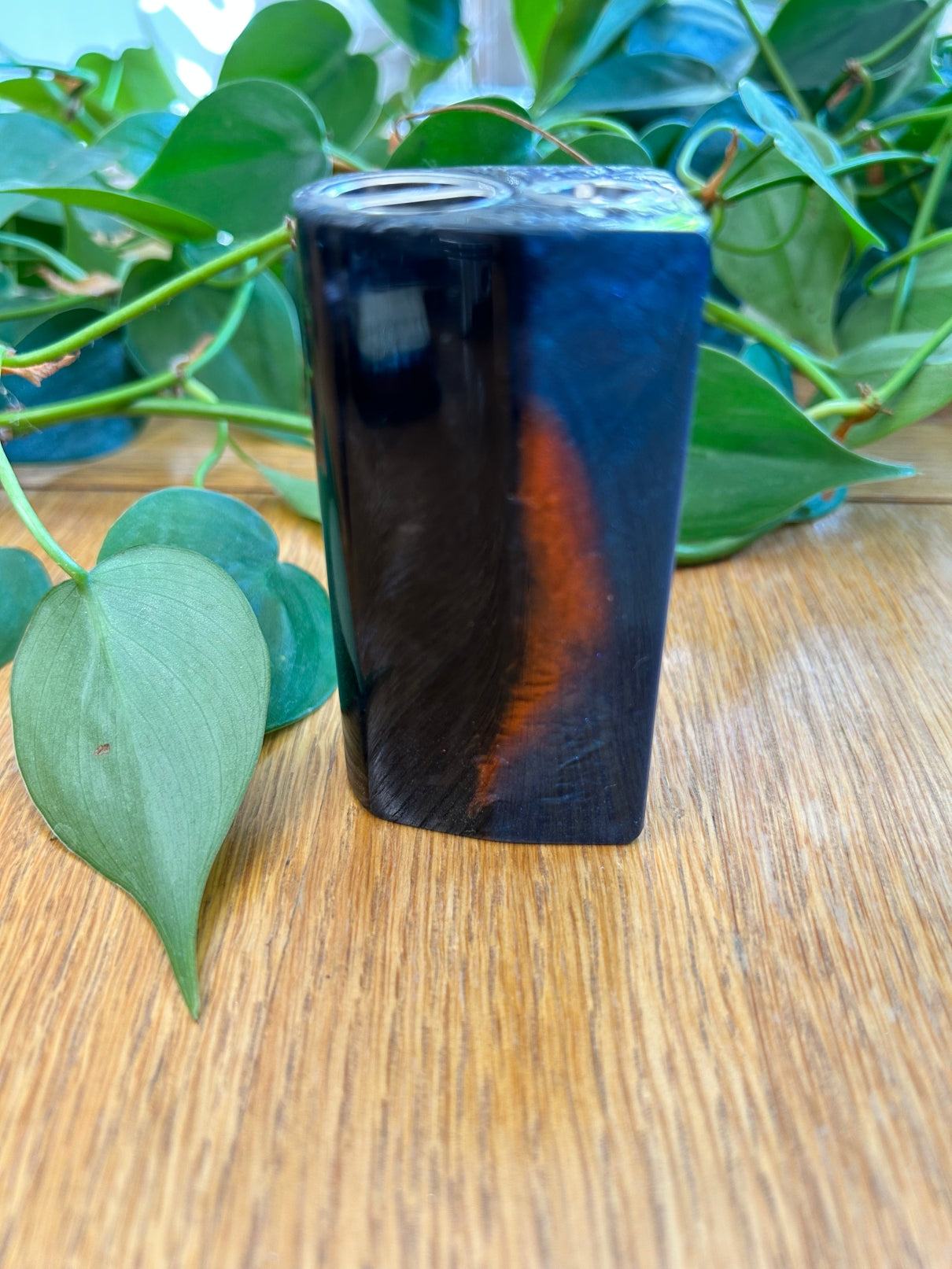 Switched Mechanical clickfet 18650 battery stabwood hybrid boro mod