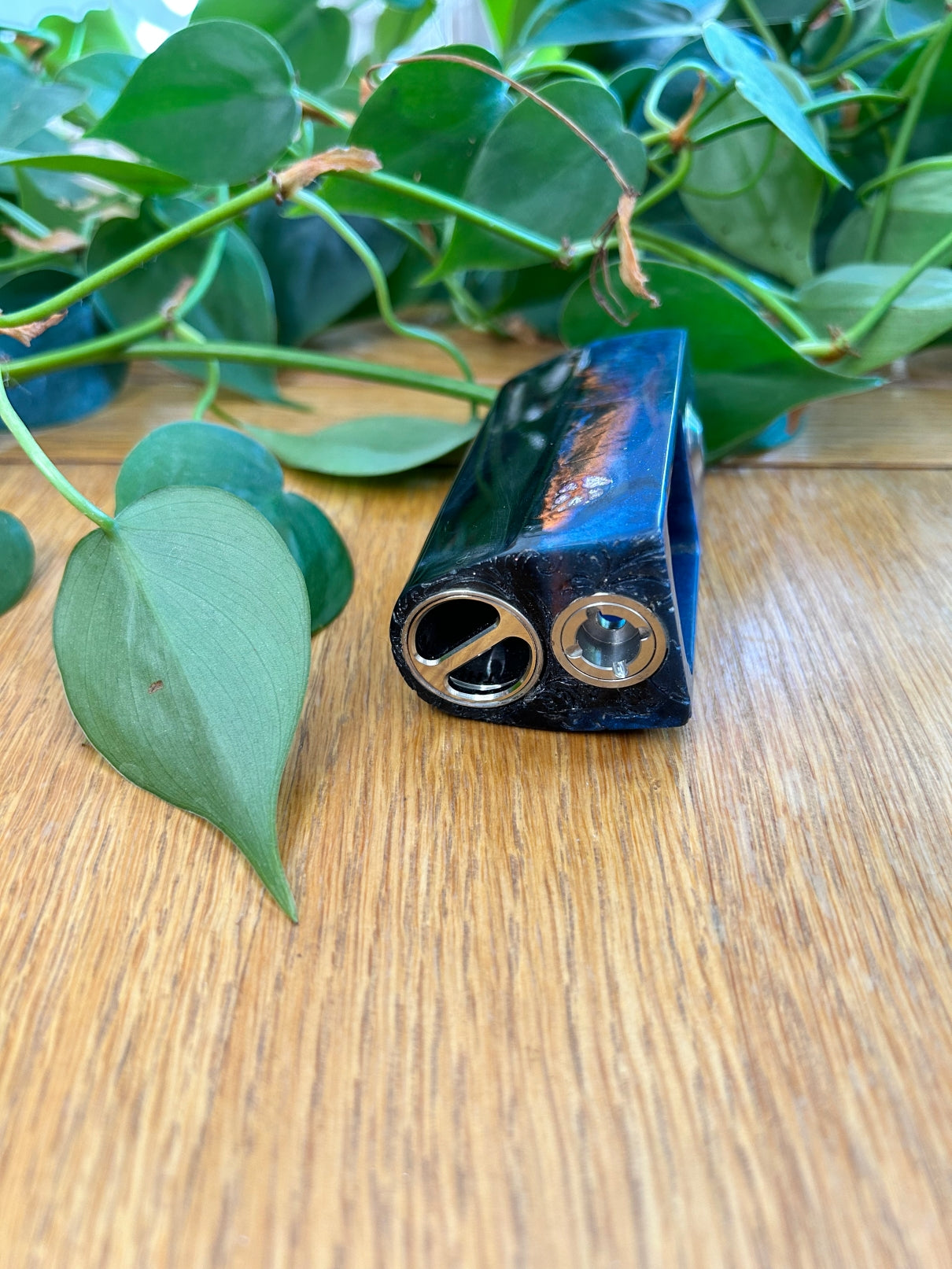 Switched Mechanical clickfet 18650 battery stabwood hybrid boro mod