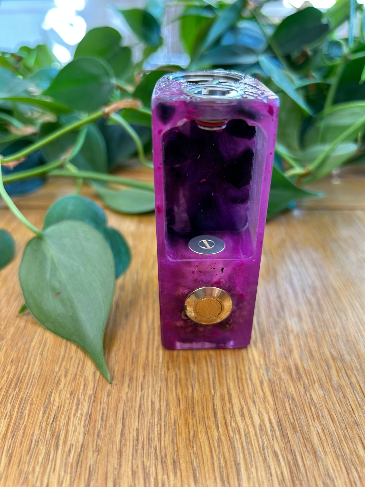 Switched Mechanical clickfet 21700 battery stabwood hybrid boro mod