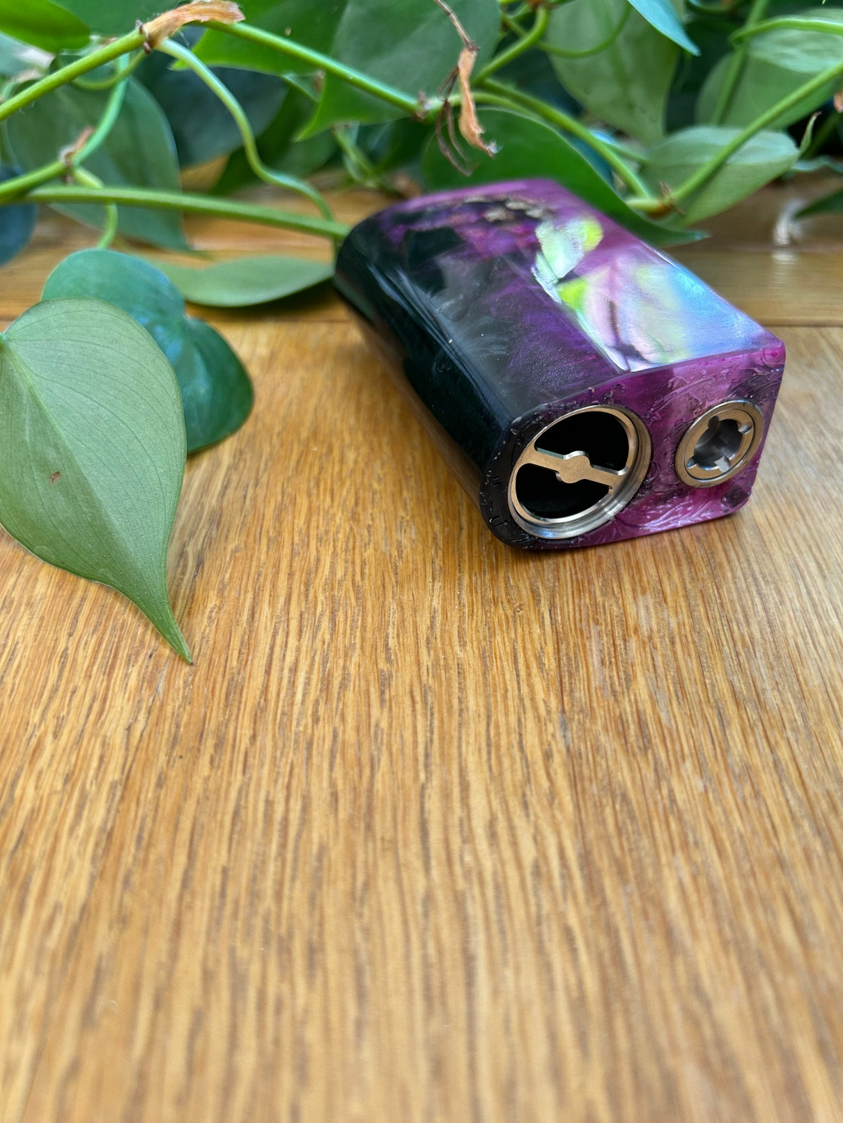 Switched Mechanical clickfet 21700 battery stabwood hybrid boro mod
