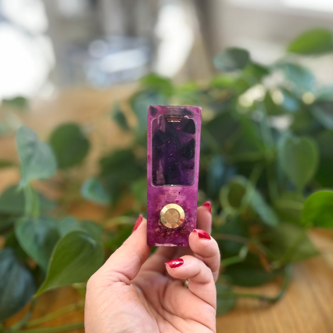 Switched Mechanical clickfet 21700 battery stabwood hybrid boro mod