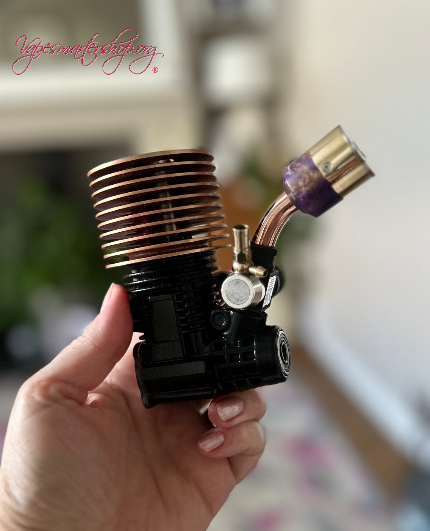 18650 Battery Nitro Engine Short stem switched mechanical clickfet e-pipe 24mm Tank Fitment (Copy)