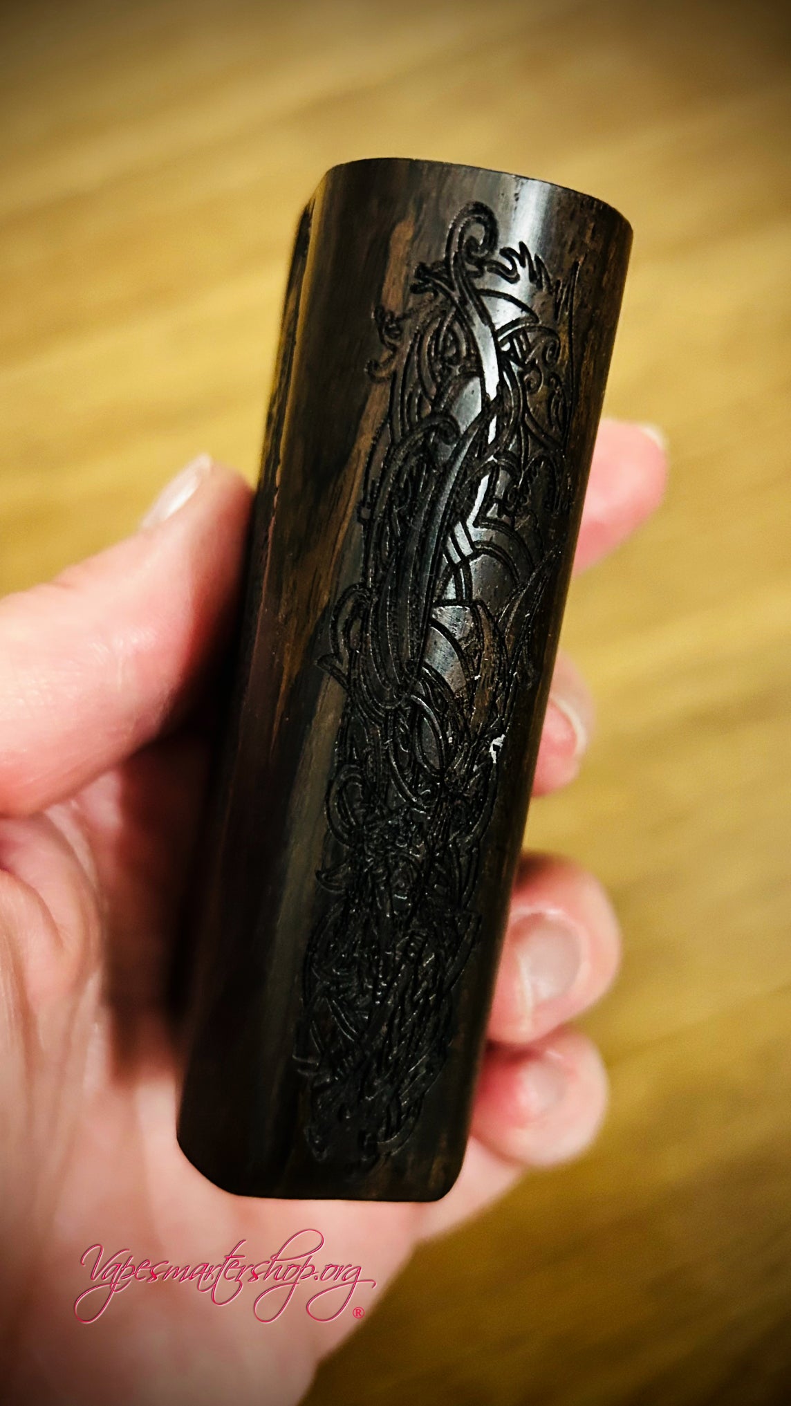 Evolv Dna75c single 18650 battery blackwood mod Viking edition