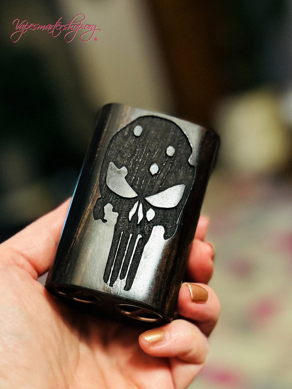 Evolv Dna250c twin battery 18650 engraved Punisher Edition