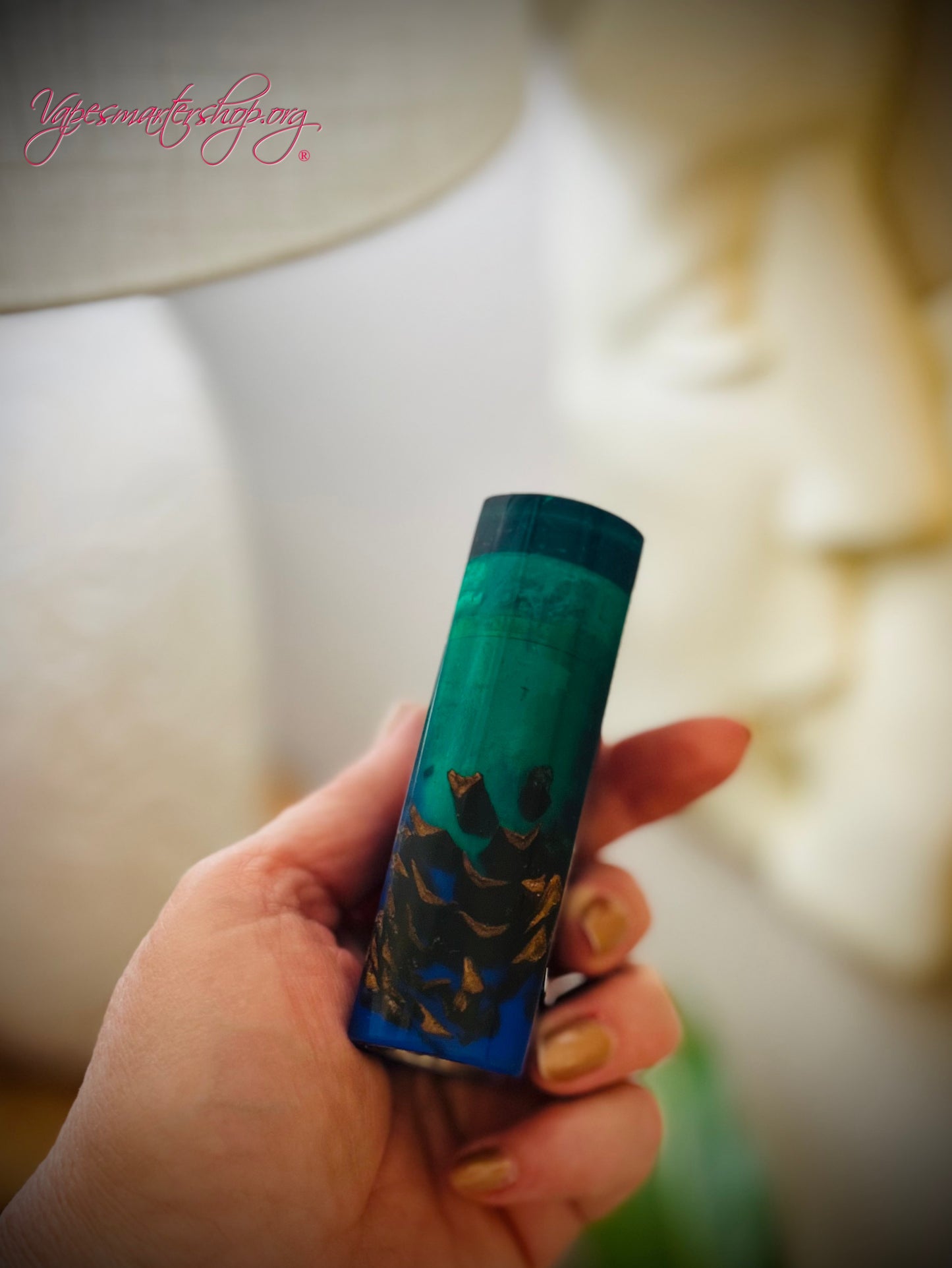 Evolv Dna75c single 18650 battery stabwood hybrid mod polished stainless