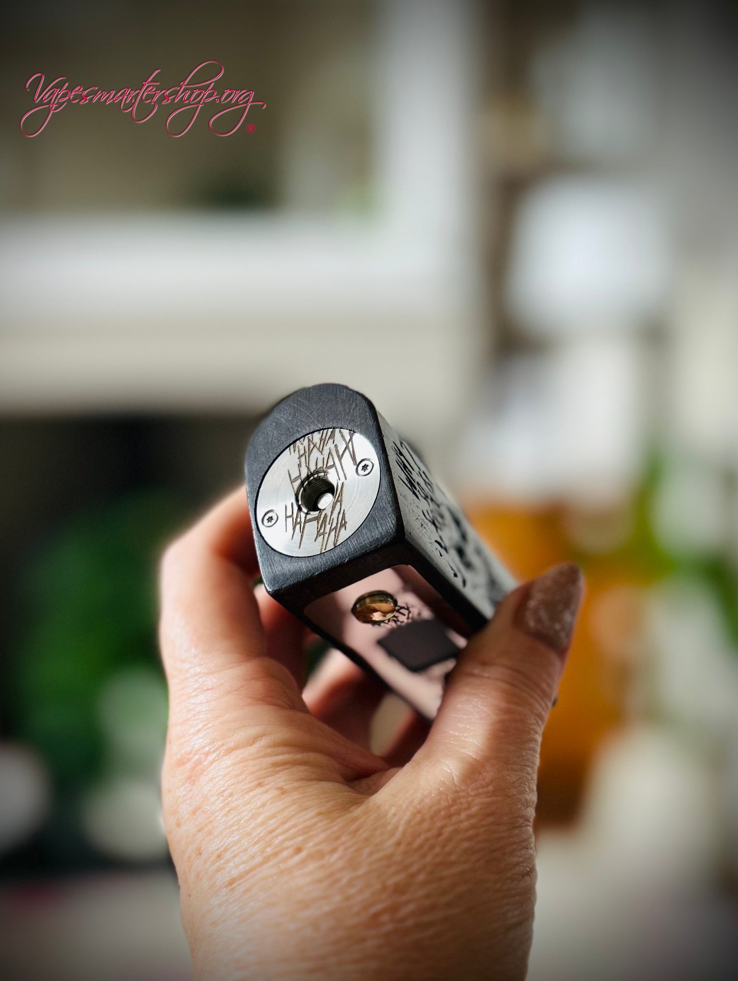 Evolv Dna75c single 18650 battery blackwood mod engraved joker edition