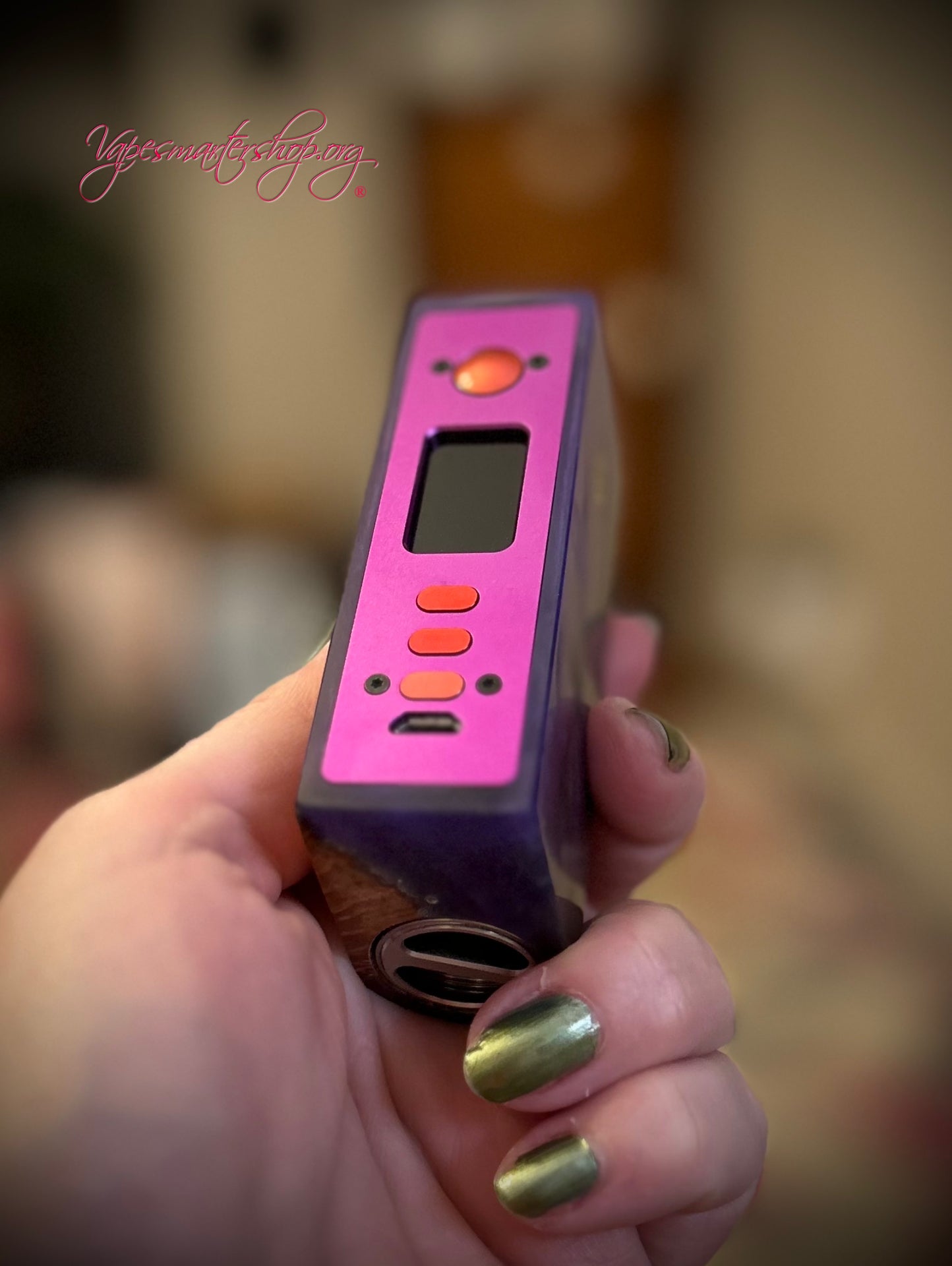 Evolv Dna75c single 18650 battery stabwood hybrid mod