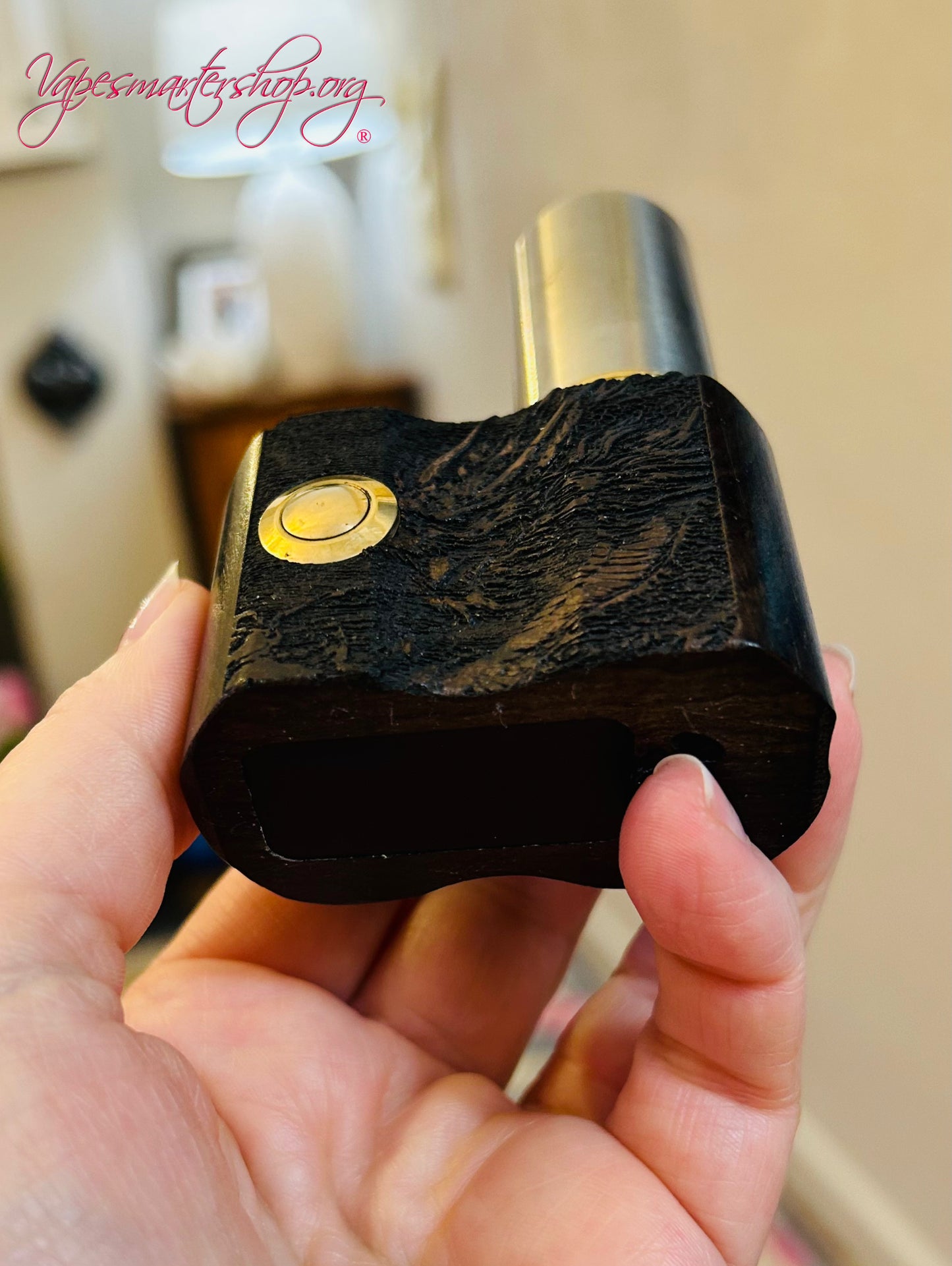 SBS Single 21700 pure wood switched Mech Clickfet mod