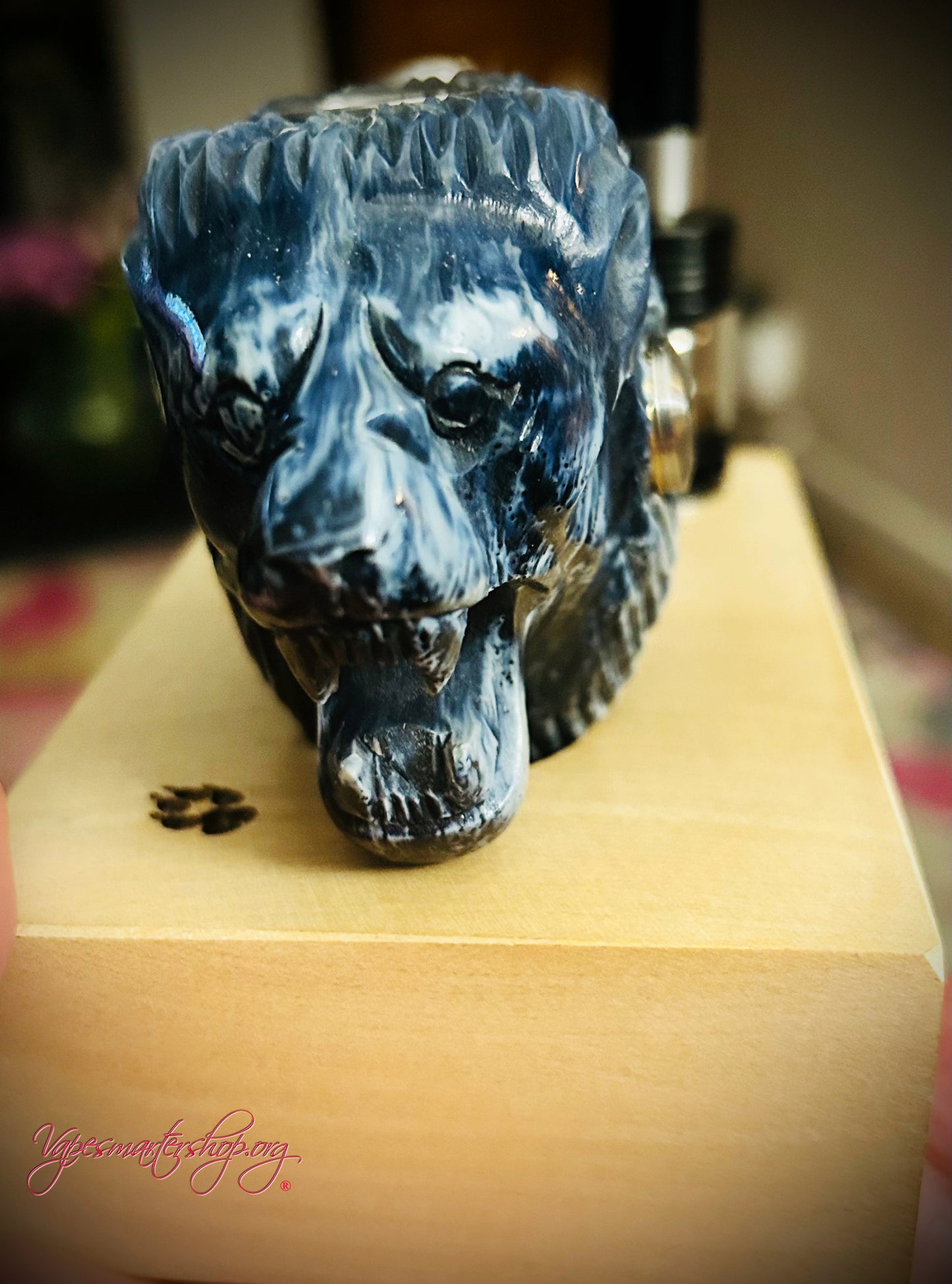 "Lion's Mane" 18350 Battery long stem switched mechanical clickfet e-pipe 22mm Tank Fitment