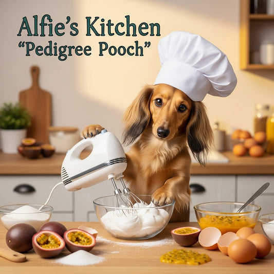 "Pedigree Pooch" A Passion Fruit Meringue 30ml Longfill E-liquid Concentrate with Nixer Shot