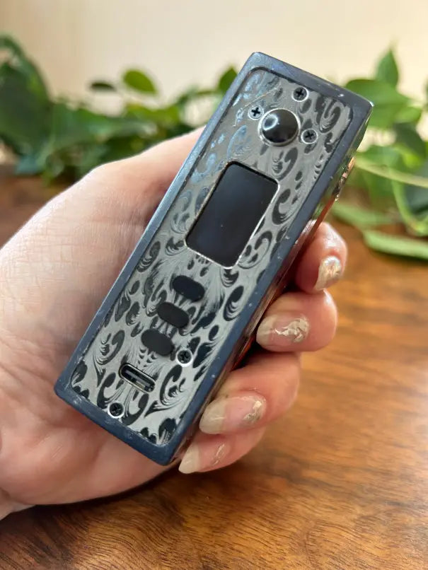 Evolv Dna100c single 21700 battery Stabwood hybrid Engraved - Vapesmarter.org