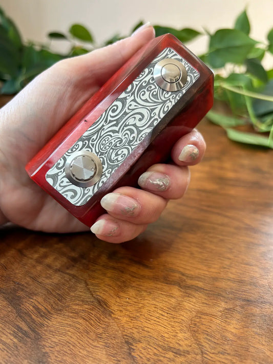 Twin 18650 PWN series mod engraved