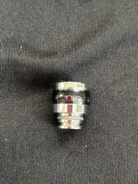 510 short driptip hand turned hand polished hybrid tip ruby inserts