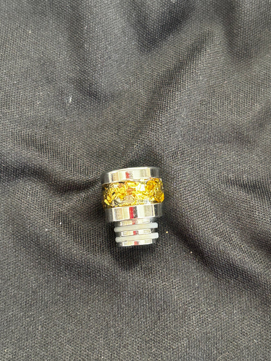 510 short driptip hand turned hand polished hybrid tip 9ct gold insert