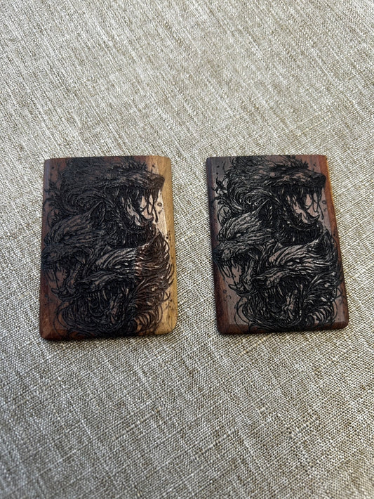 Orion II pro panels in engraved wolf panels