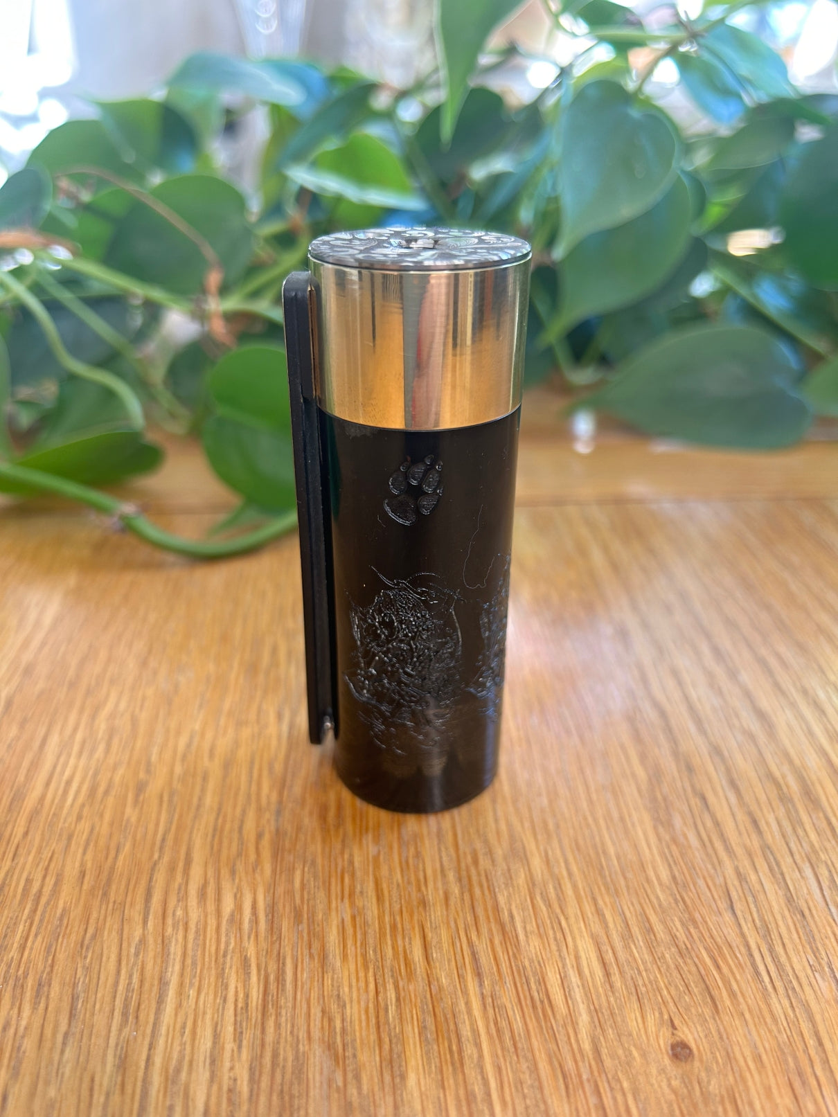 Side Fire single 21700 Battery mechanical mod 30mm  tank fitment Engraved