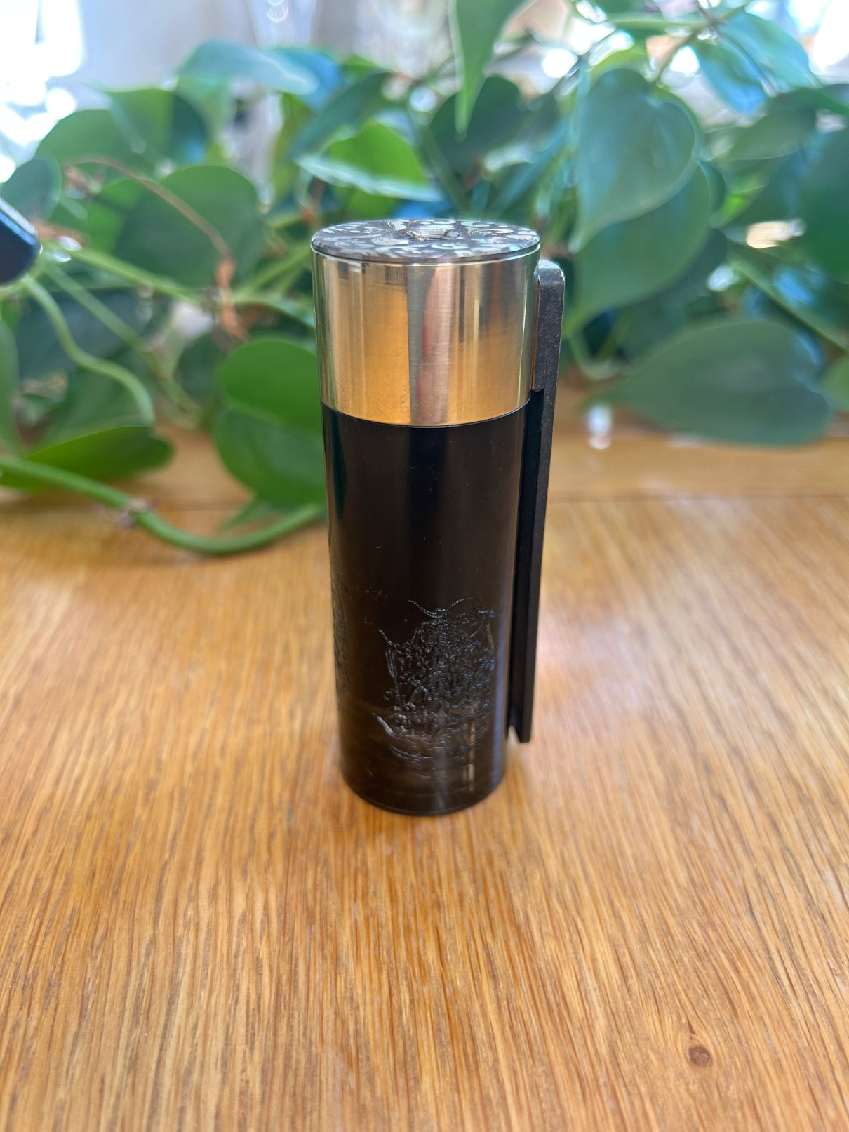 Side Fire single 21700 Battery mechanical mod 30mm  tank fitment Engraved