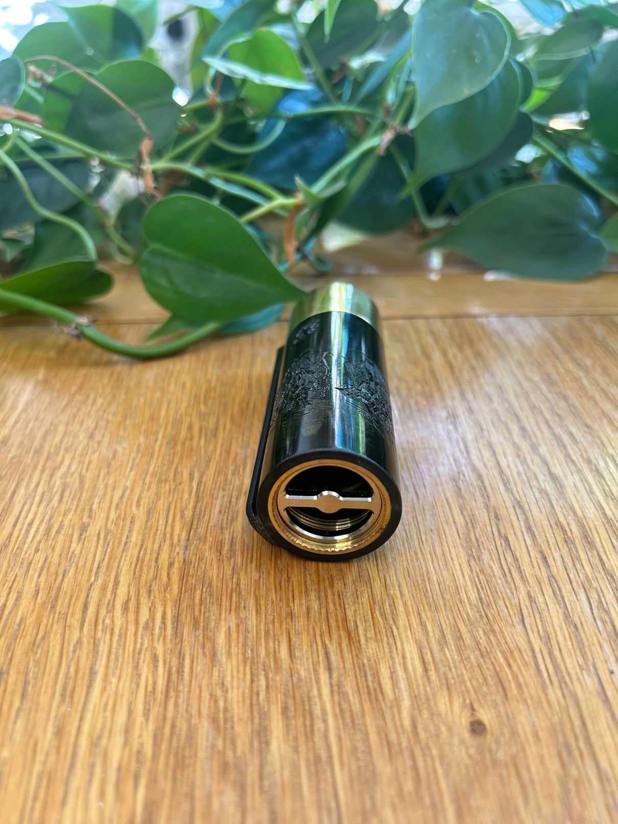 Side Fire single 21700 Battery mechanical mod 30mm  tank fitment Engraved